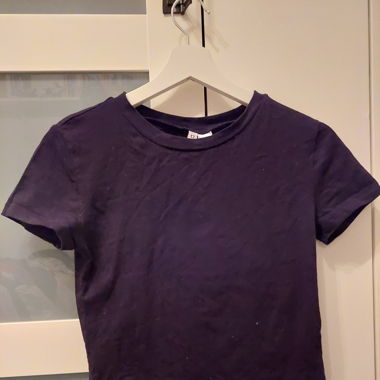 Schwarzes basic shirt