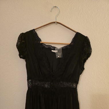 Blouse Top Black Size M