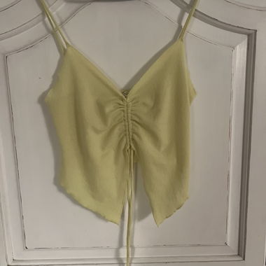 Yellow Pull & Bear Top