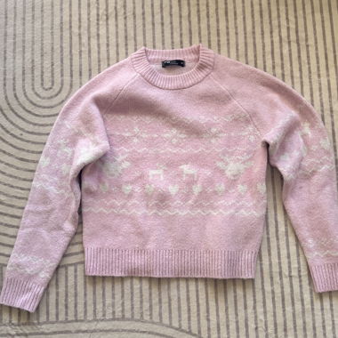 Rosa Strickpullover