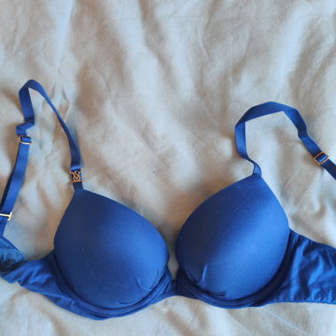 Reggiseno imbottito blu
