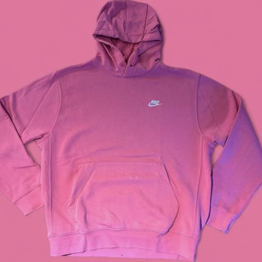 Felpa con cappuccio Nike rosa