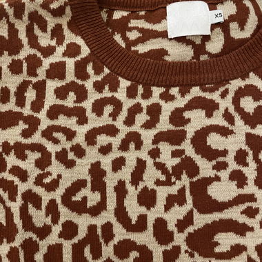 Maglione Reken Maar leopardato XS