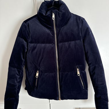 Samt Daunenjacke Tommy Hilfiger