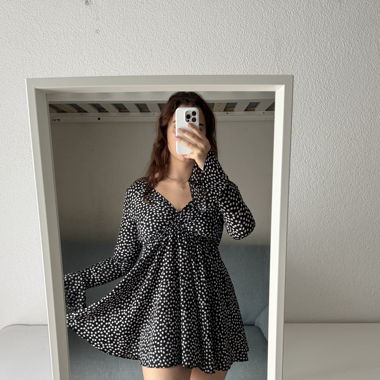 Black and white dress 