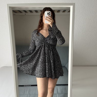Black and white dress 