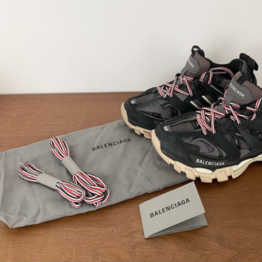 Balenciaga TRACK, 38, noir et rouge