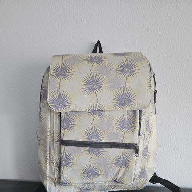 Baumwoll Rucksack mit Verstärkung innen für Laptop