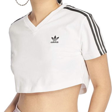 Adidas crop top blanc court 