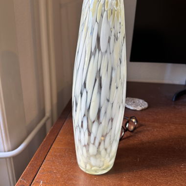 Vasetto di vetro decorativo
