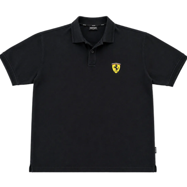 Ferrari Poloshirt Schwarz