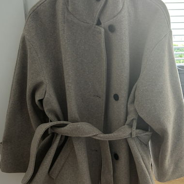 Zara Wool Coat with Belt