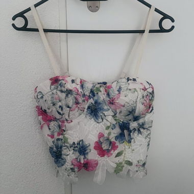 Blumiges Sommer Top Gr. S