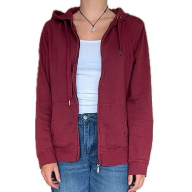 Red Zip-Up Hoodie