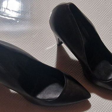 Chaussures à talon Brun-foncé