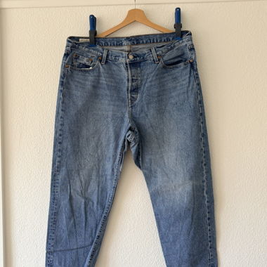 Blauer Jeans, Levi’s Plus, 501 Crop, Grösse 48