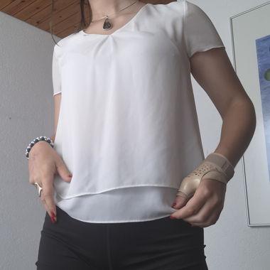 White Summer Blouse