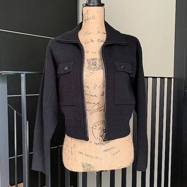 Sandro schwarze Kurzjacke