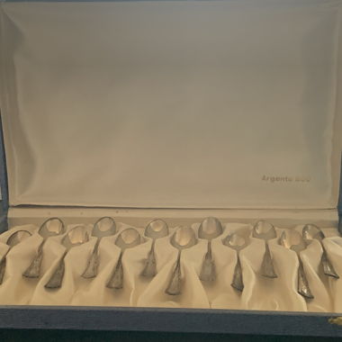 Cucchiaini caffè in Argento 800