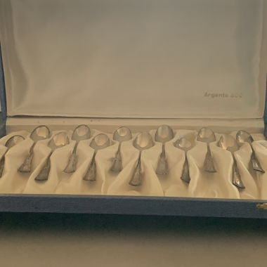 Cucchiaini caffè in Argento 800