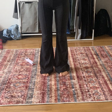 Pantaloni a zampa bootcut / leggings