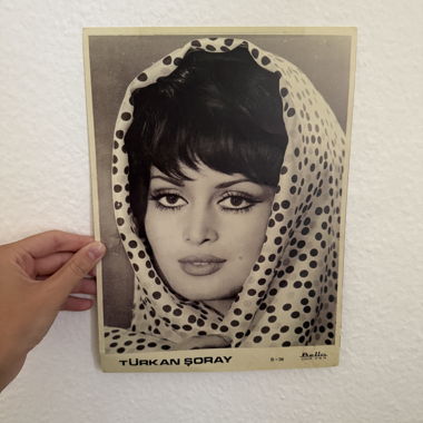Turkish Portrait of Icon Türkan Şoray