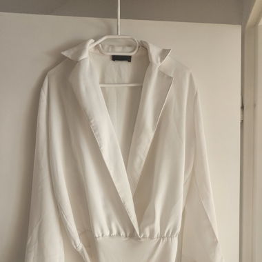 Zara Bodybluse weiss Gr. M