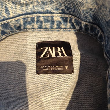 Veste en jean Zara