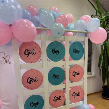 Tic Tac Toe - Gender reveal 