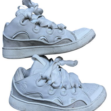 Lanvin curb white