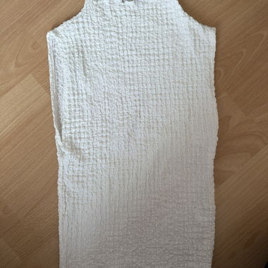 Top bianco testurizzato Zara