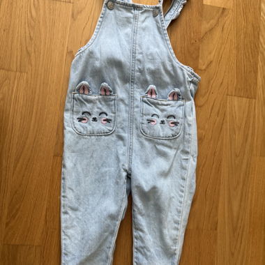 Jeans-Latzhose für Baby