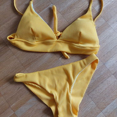 Yellow bikini