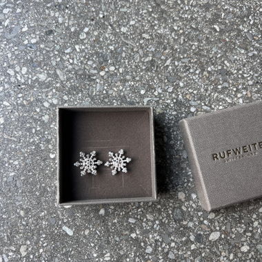 Boucles d'oreilles flocon de neige par RUFWEITE