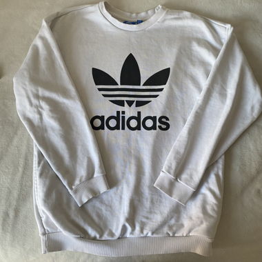 Adidas Originals White Crewneck S