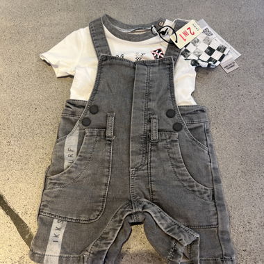 Short Overalls IKKS 6 months NEW 