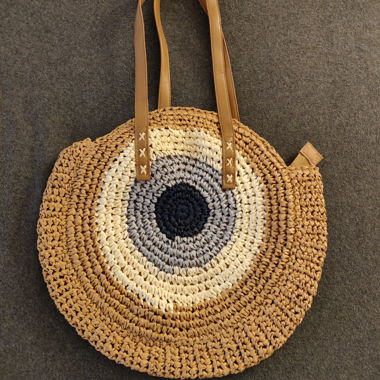 Sommerliche Korb-Optik Tasche