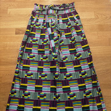 Patterned Maxi Skirt
