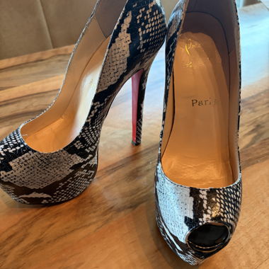 Escarpins plateforme python taille 38