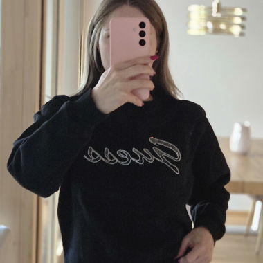 Guess Sweatshirt schwarz