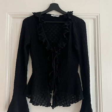 Cardigan in pizzo NA-KD nero