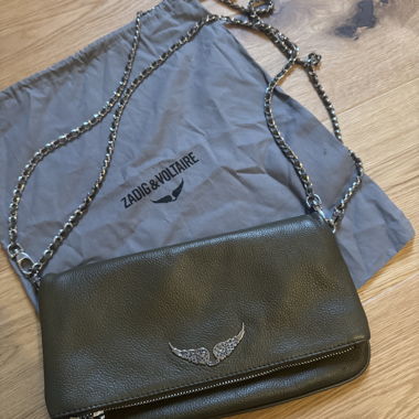 Zadig & Voltaire Leder-Umhängetasche