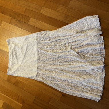 Bershka White Skirt