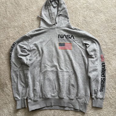Hoodie NASA gris