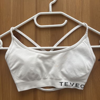 Brassière de sport TEVEO blanche