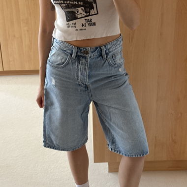 Jorts bleu clair