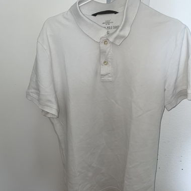 Weisses L.O.G.G. Poloshirt