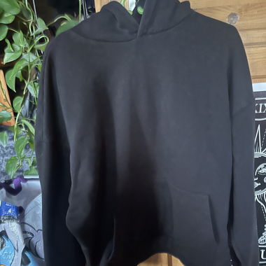 Felpa con cappuccio oversize FSBN nera taglia M