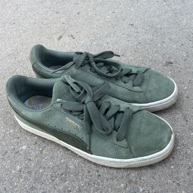 Green Puma Sneakers