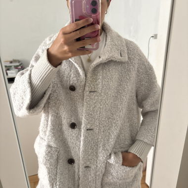 Light Beige Winter Coat